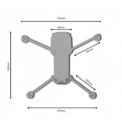 DJI Mavic Pro 3D Printed Drone Case for DIY Build