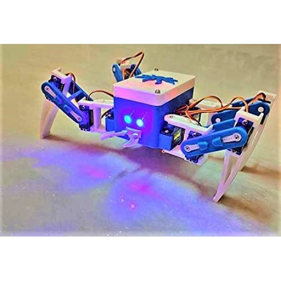 Spider Robot (spidy)  Plastic Parts only (3D Printed) With Screws without Servos