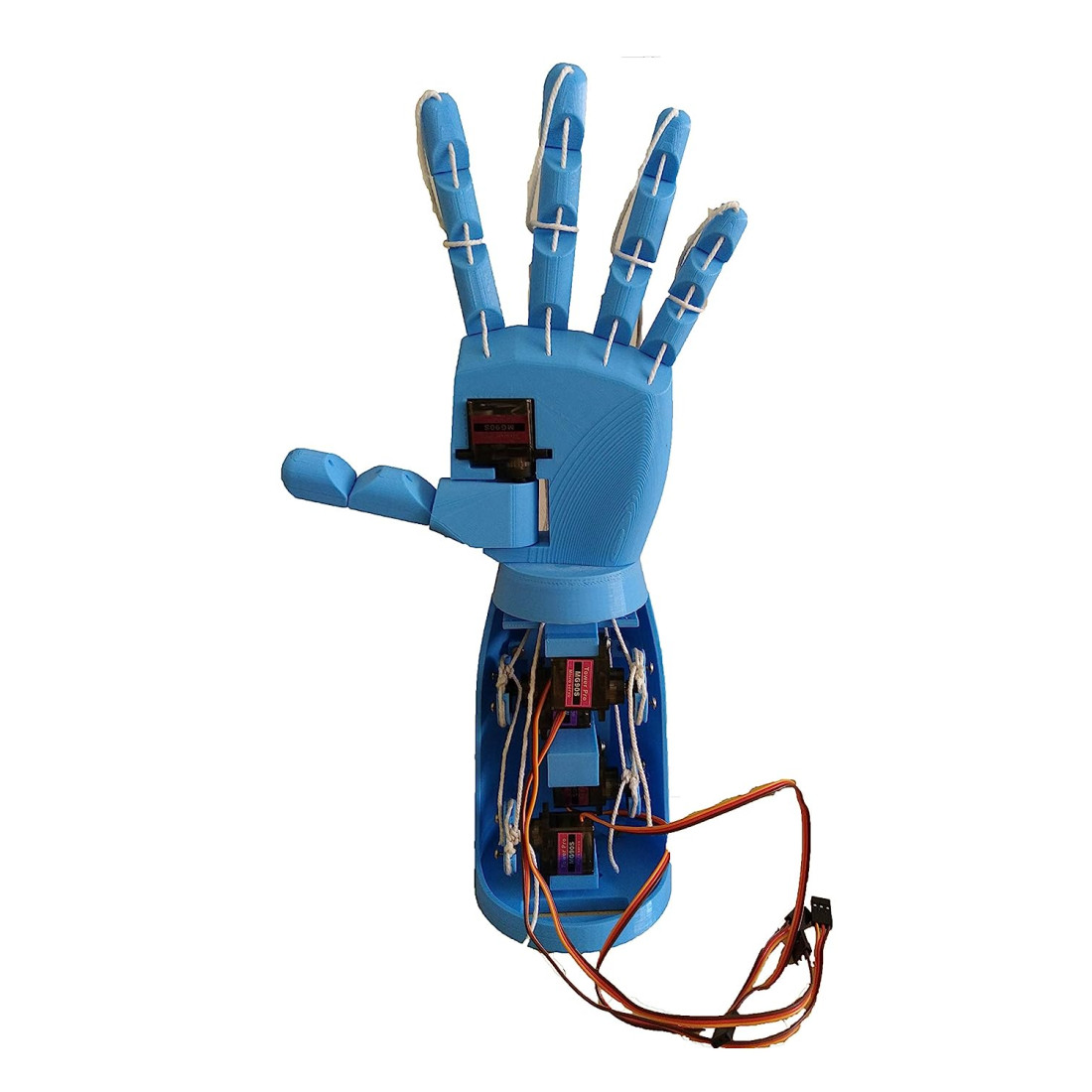 Prosthetic Hand 3D Printed DIY kit With 1 SG90 Servo Motor