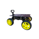 Printed Bots 4 Wheel Drive Curious Chassis for DIY Robotics-Black