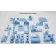 Reprap Prusa Mendel i3 Rework 3D Printer PLA 3D Printed Plastic Parts Kit DIY