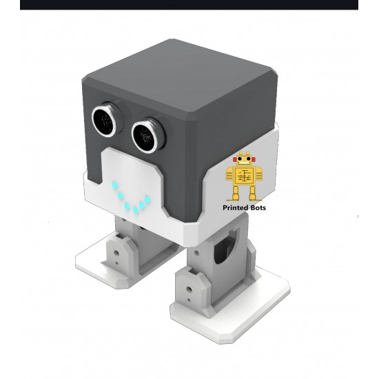 Otto LED MOUTH DIY Robot - 3D Printed Parts Only