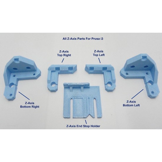 Reprap Prusa Mendel i3 Rework 3D Printer PLA 3D Printed Plastic Parts Kit DIY