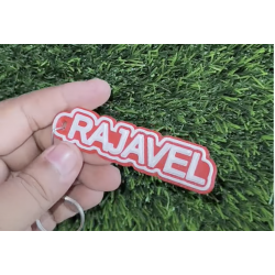 3D Printed Name Keychains