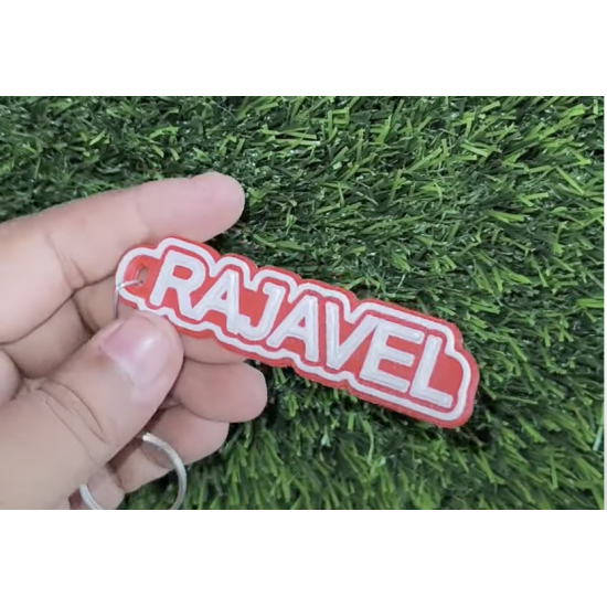 3D Printed Name Keychains