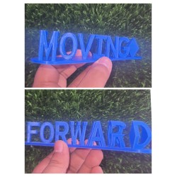 3D Flip Name - 9 Letters - SINGLE COLOR