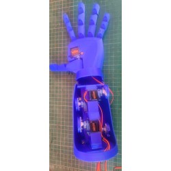 Prosthetic Hand 3D Printed DIY kit With Servos