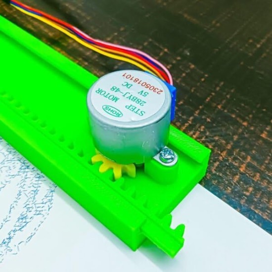 Mini CNC Plotter Machine - 3D Printed Compact Machine for DIY Projects, For Drawing and Engraving - With Electronics Unassembled