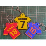 3D Printed Cricket Jersey T-Shirt Keychain 