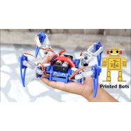 Quadruped Spider Robot DIY Kit 3D Printed Parts With Screws ; without Servos